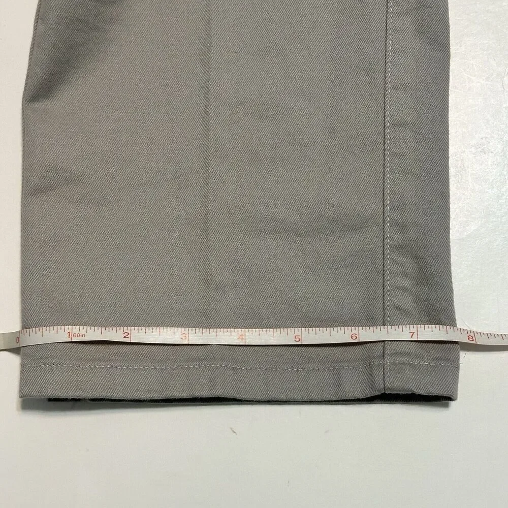 PETER MILLAR Pants Mens Size 36x36 Crown Pilot Flat Front MTN Gray Golf Trouser